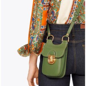 Tory Burch James phone crossbody - green